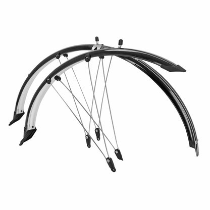 Garde-boue 28" PCP Trekking tringles noir 45 mm incassable