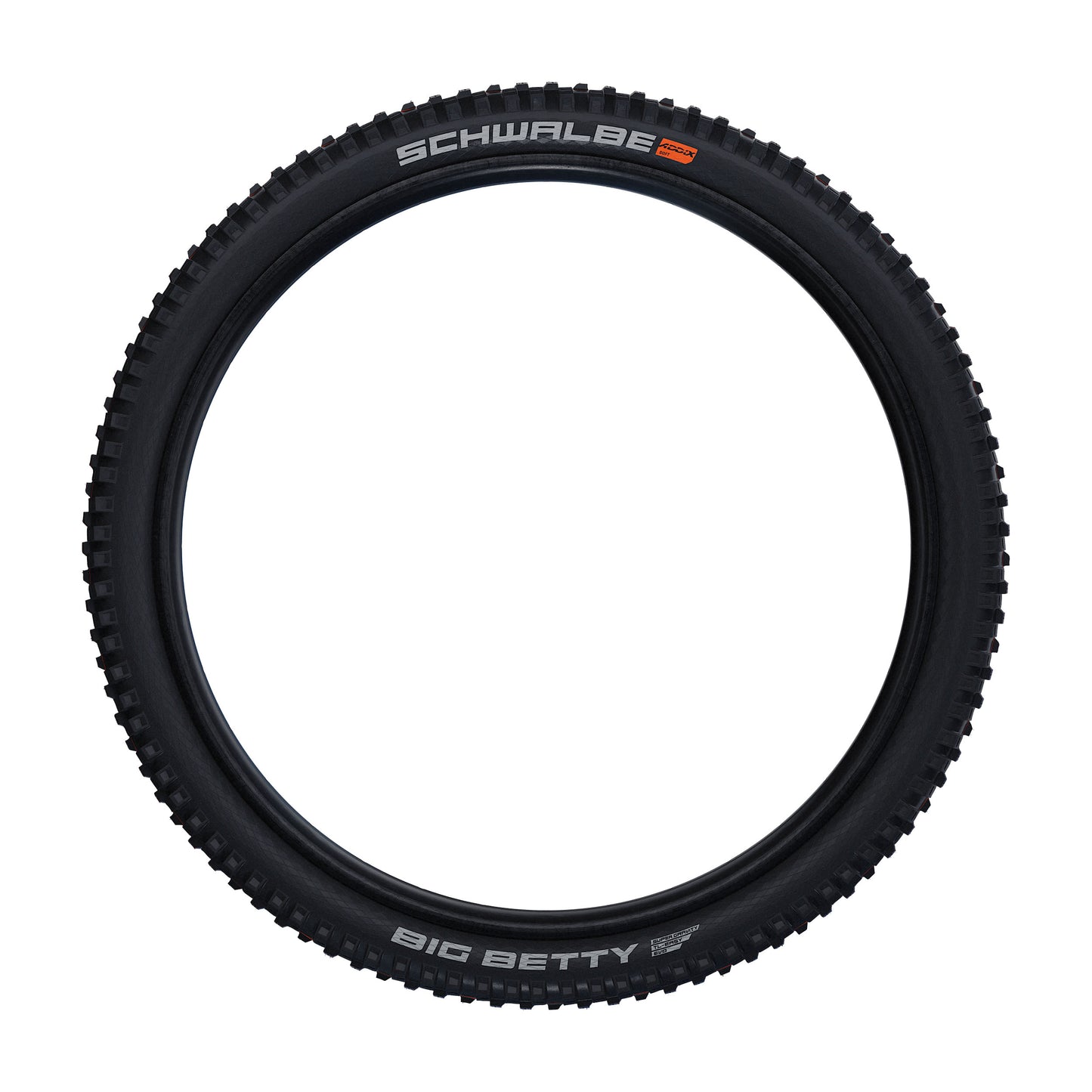 Pneu VTT Gravity - VAE 29 X 2.60 Schwalbe Big Betty Addix Super Trail Enduro Noir TLE Tubeless Ready TS (65-622) Homologué VAE e50