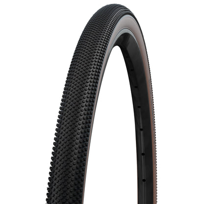 Tire Gravel 700 X 45 Schwalbe G-One Allround Black-Bronze Sidewall RaceGuard Reinforcement Tubeless Ready TS (45-622) E-bike Compatible