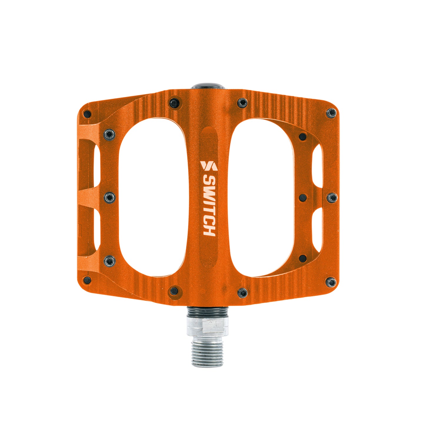 CNC Aluminum Freeride Switch BMX MTB Pedal Orange 9/16