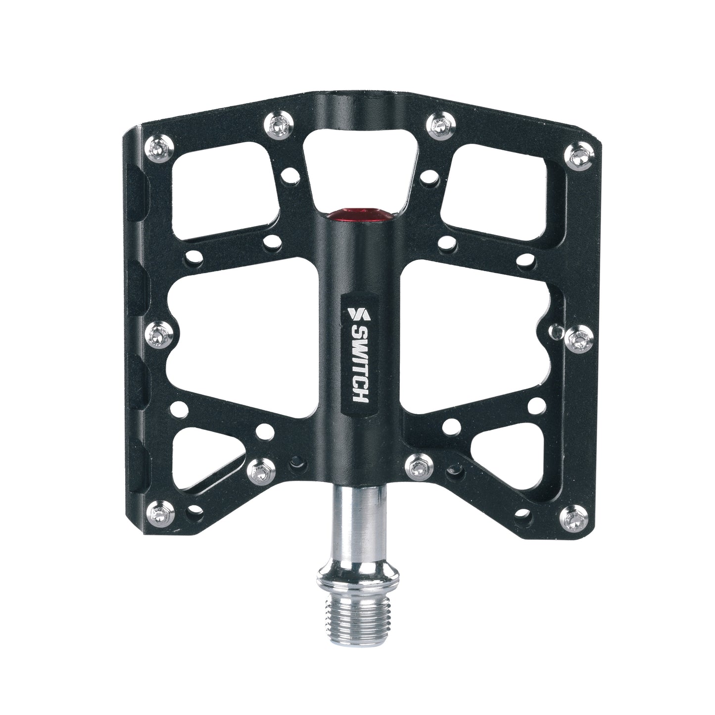 BMX MTB Pedal Switch North Shore black aluminum 9/16