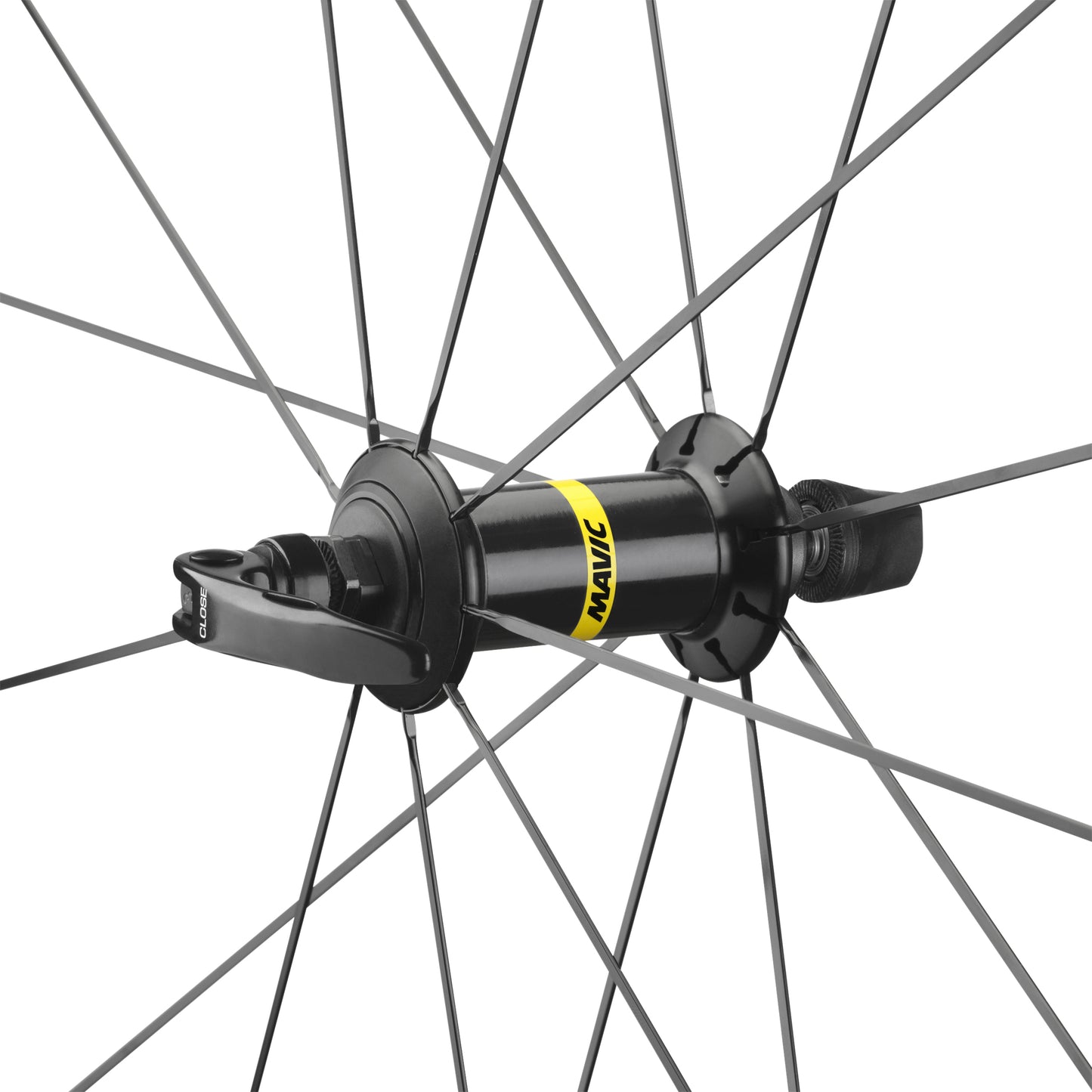 Mavic Aksium 700c Road Wheel with Block Skewers, Front, Black, 20 Spokes