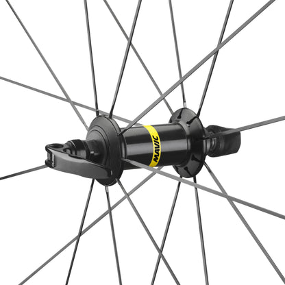 Mavic Aksium 700c Road Wheel with Block Skewers, Front, Black, 20 Spokes