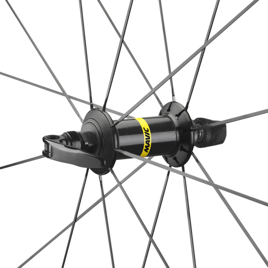 Mavic Aksium 700c Road Wheel with Block Skewers, Front, Black, 20 Spokes