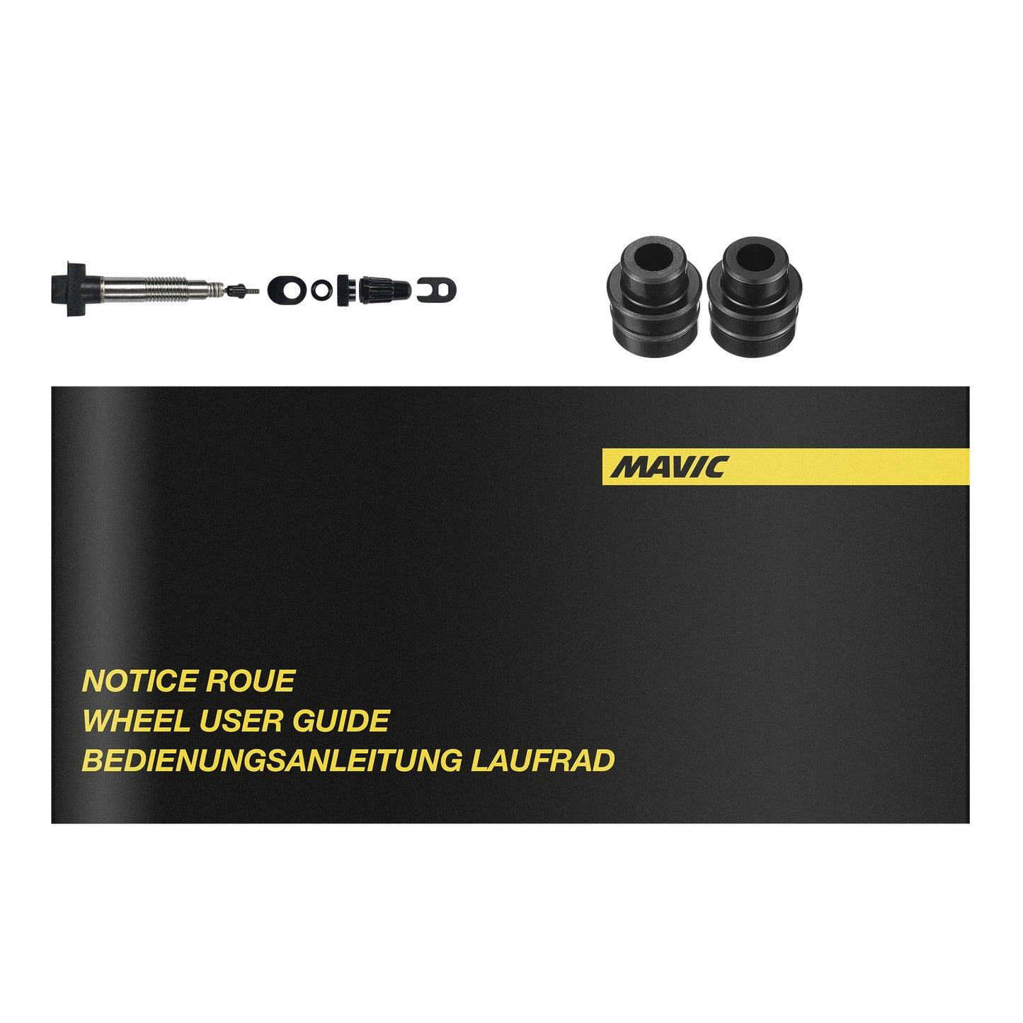 Roue gravel disque 700 Mavic Allroad avant tubeless ready 12-100