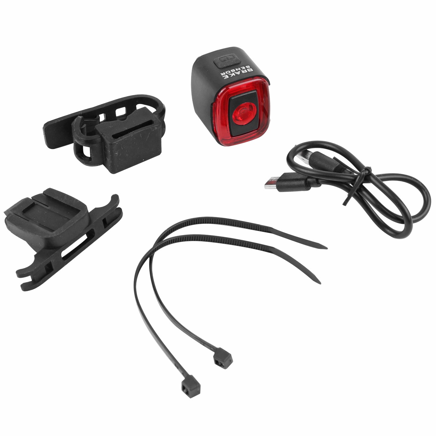 Newton USB Rechargeable Rear Bicycle Light for Seat Post or Seat Stay