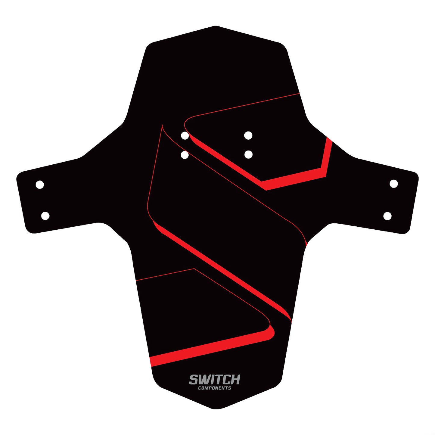 Garde-boue VTT avant Switch 26-29" Muds rouge 1090