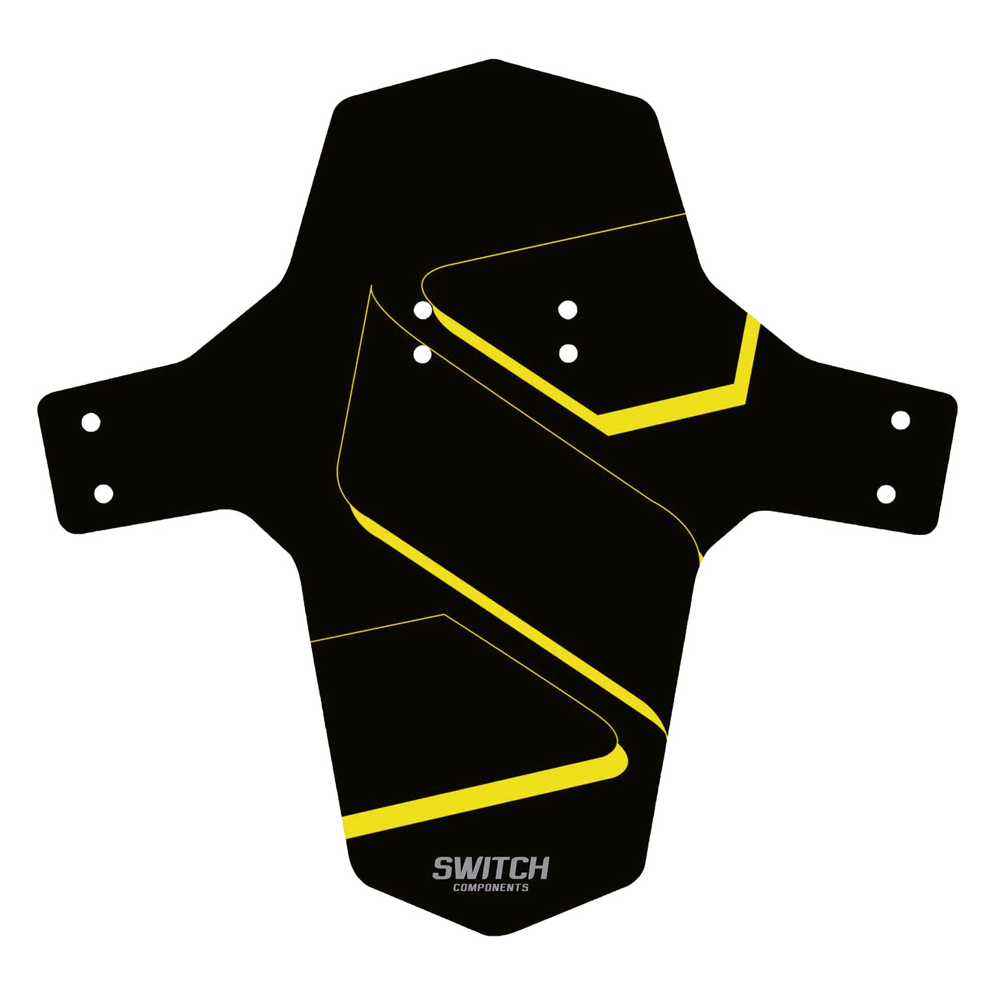 Garde-boue VTT avant Switch 26-29" Muds jaune 1090