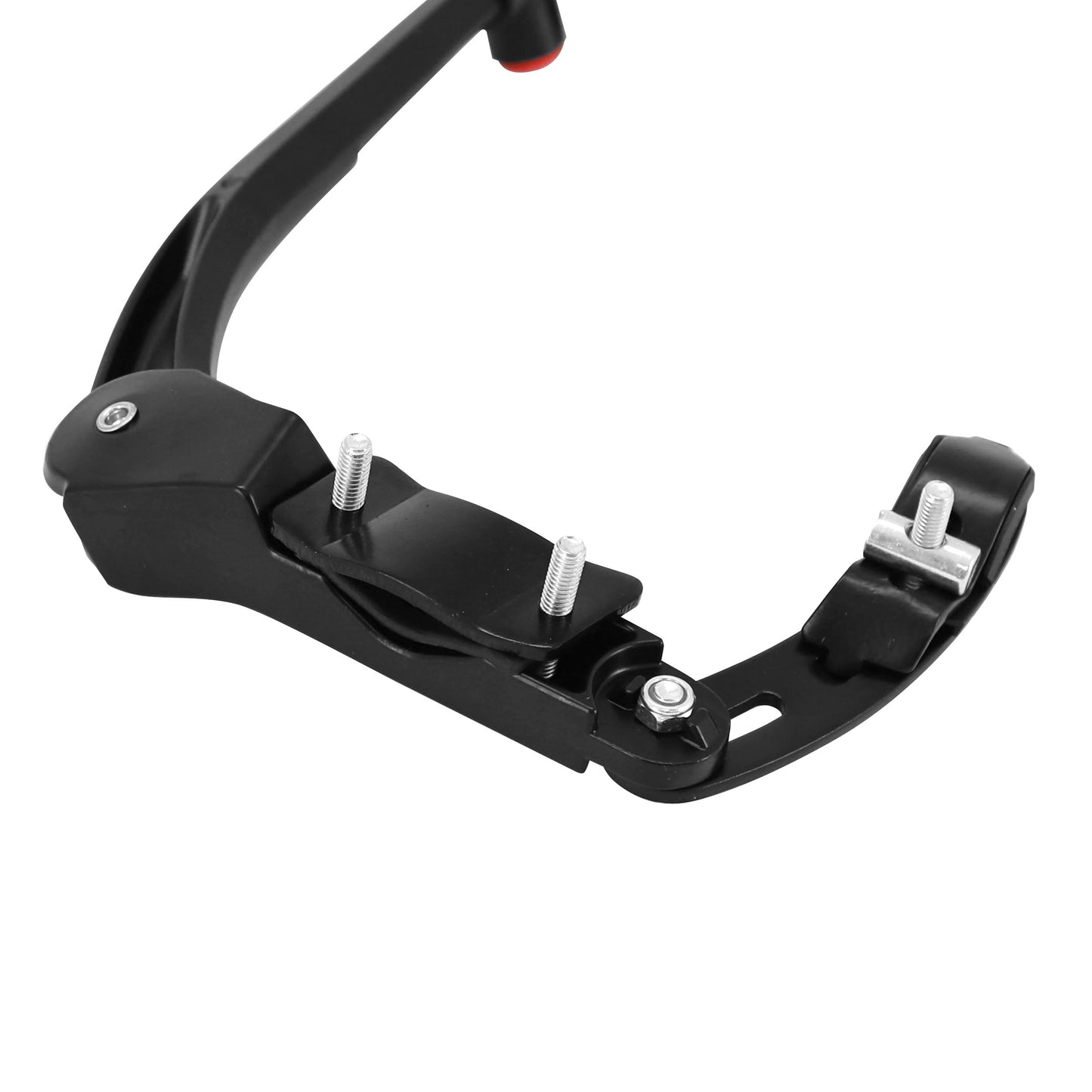 PCP 24-28" Rear Side Bicycle Kickstand, Chainstay-Seatstay Mount, Adjustable Black Aluminum