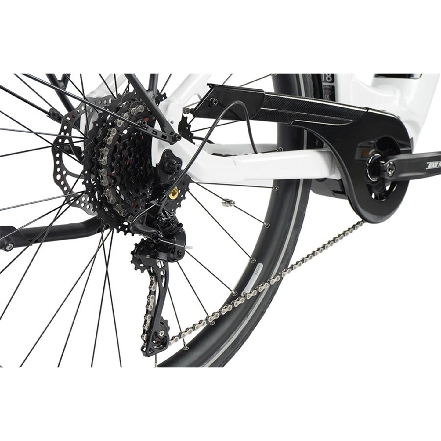 Vélo électrique City 28 Leader Fox Vivala blanc Bafang M420 15Ah