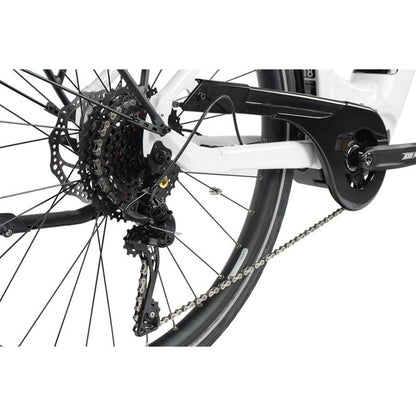 Vélo électrique City 28 Leader Fox Vivala blanc Bafang M420 15Ah