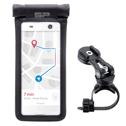 Support smartphone-téléphone vélo Sp Connect pack-kit coque universelle taille l noir spc+