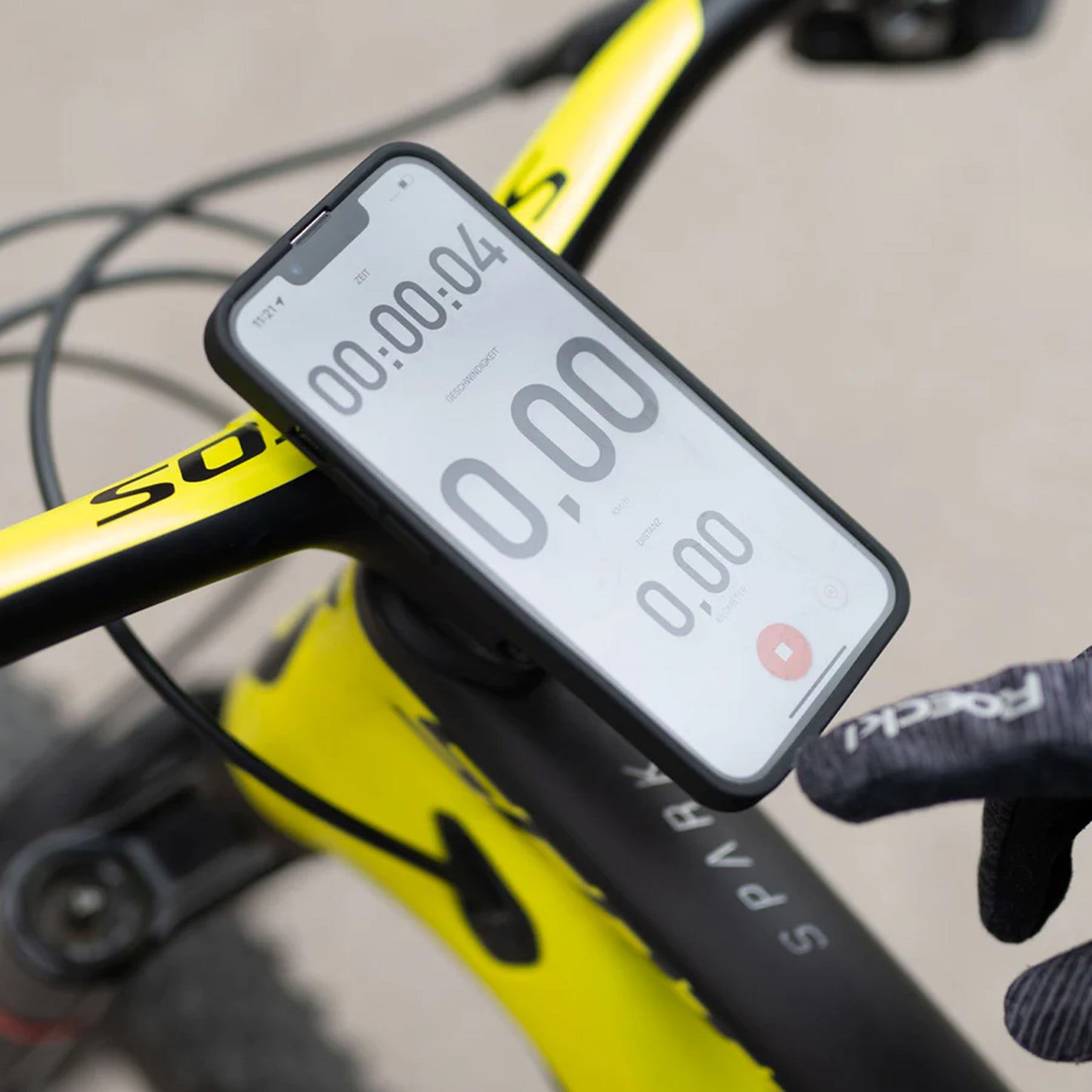 SP Connect smartphone/bike phone mount, sold individually, stem attachment, black, SPC+