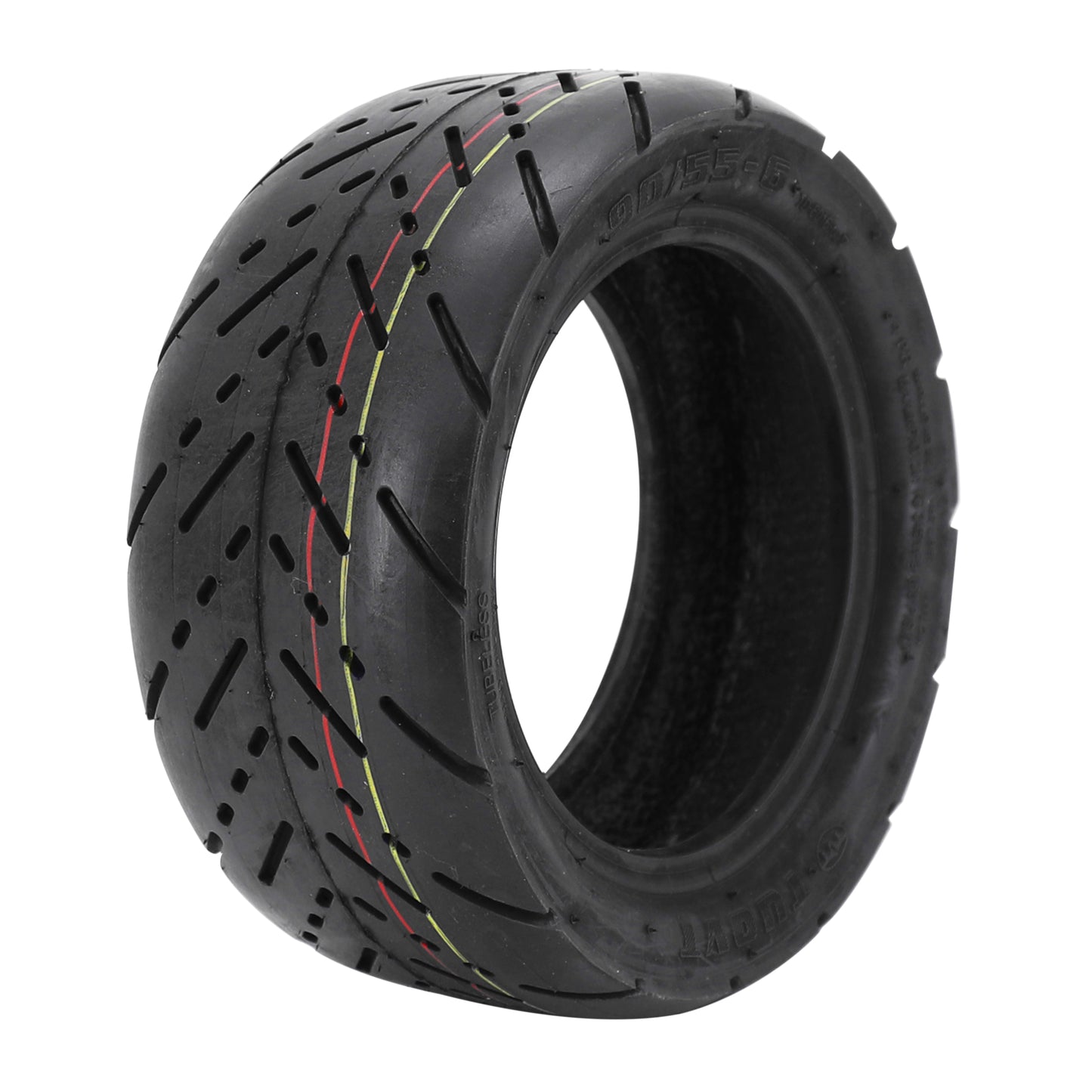 Pneu Trottinette Tubeless 90-55-6 Noir (6") Type Tuovt