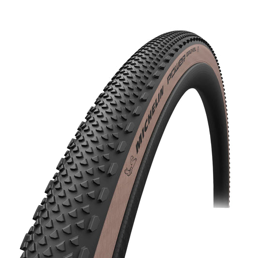 Pneu Gravel 700 X 40 Michelin Power Gravel Noir flanc Beige Tubeless Ready TS (40-622)