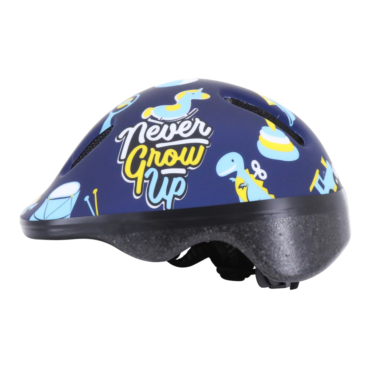 Casque vélo enfant-bébé Polisport toys bleu avec molette