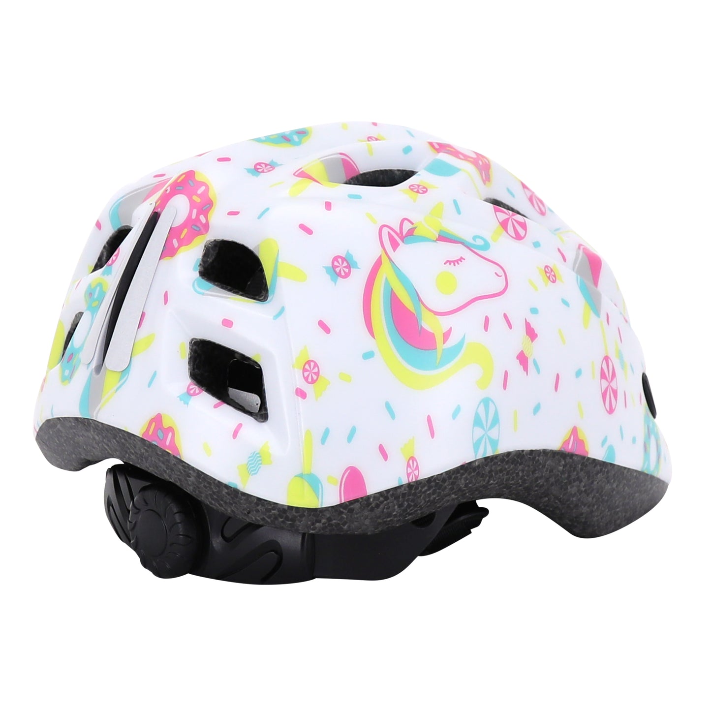 Polisport Lollipops Kids' Bike Helmet - White/Pink