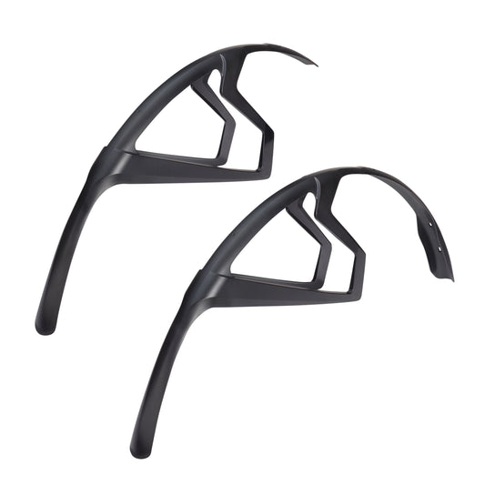 Polisport R-Mud Road Mudguards Black Velcro Fastening (Pair)