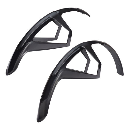 Polisport G-Mud Gravel Mudguard, Black, Velcro Fastening (Pair)