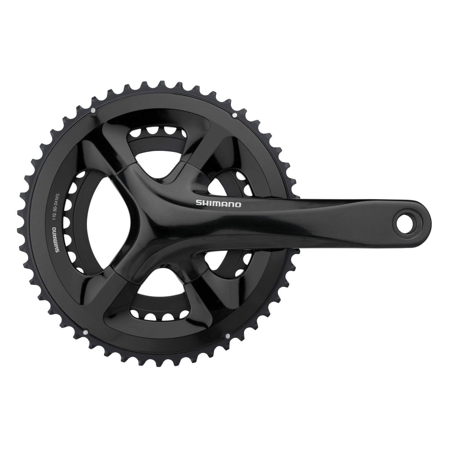 Shimano RS510 Black Road Crankset 172.5 50x34 for assembly