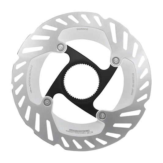 Disque de frein route VTT Shimano Centerlock ice tech freeza 140mm écrou interieur CL800SS niveau Ultegra / XT