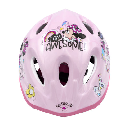 Casque vélo enfant Disney v2 minnie rose avec molette réglage