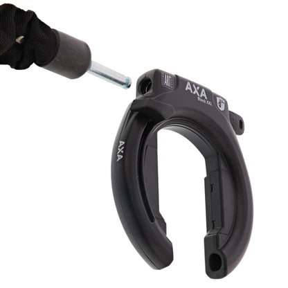 Antivol vélo fer à cheval Axa block xxl noir grande ouverture 58mm noir sans fixation - sécurité niveau 12-15
