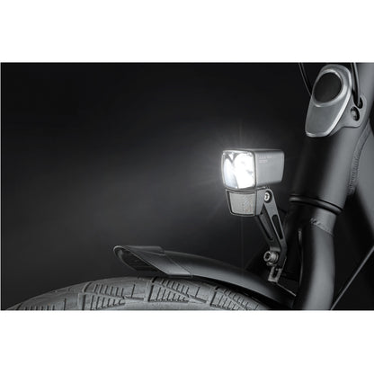 E-bike front light on AXA nxt 30 e-bike fork