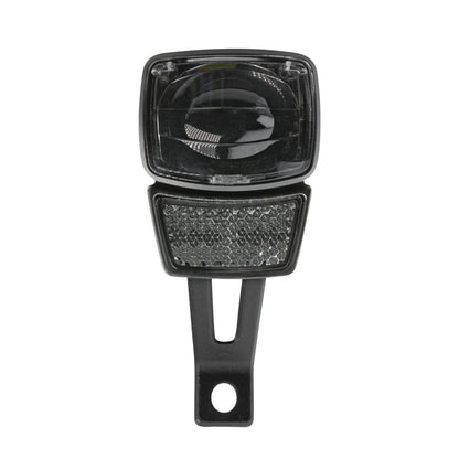 Bicycle light for front dynamo hub on AXA nxt 30 lux black fork