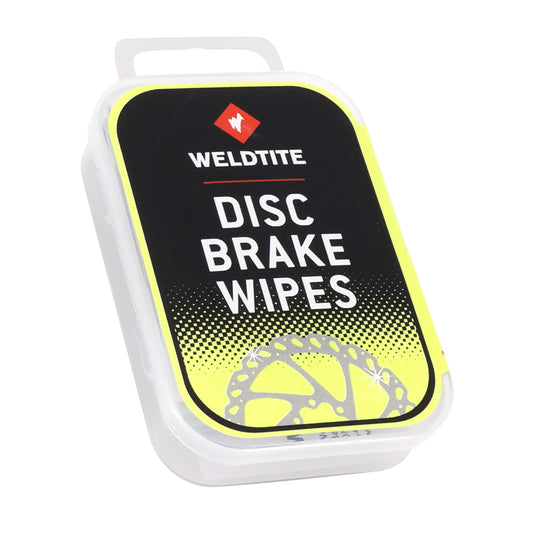 Lingettes nettoyant disque de frein Weldtite brake cleaning wipes (boite de 6)