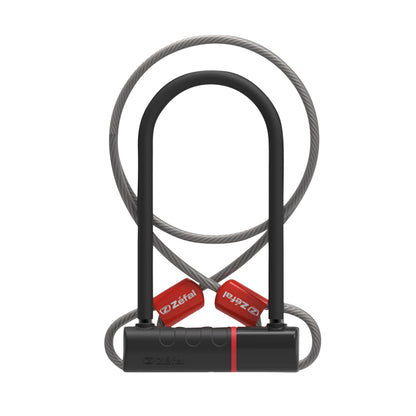 Antivol vélo U Zefal K-traz u17 à clé 115 x 230 mm d 17 mm avec câble 1.2m avec support clip