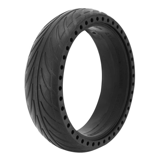Pneu Trottinette plein Alveole 8 X 2.125 Noir - Largeur Interieur 42 mm