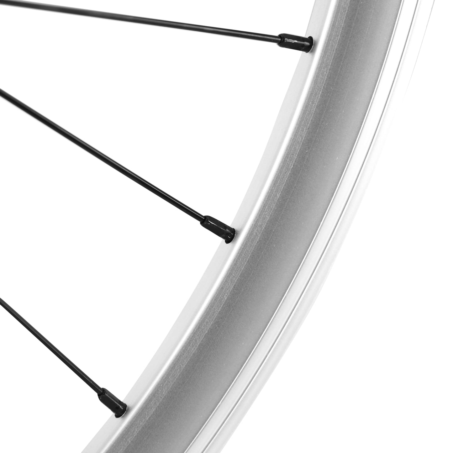 Roue PCP route fixie patin PCP argent arrière double filetage pignon 16DTS