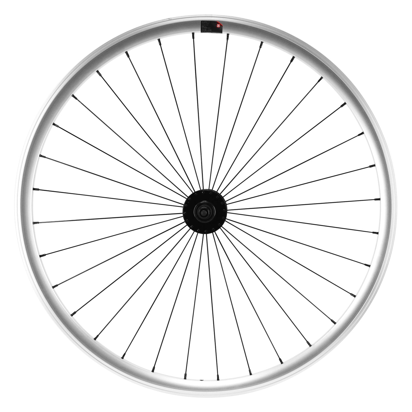 PCP road fixie wheel rim brake silver front nuts 17C rim 28mm profile