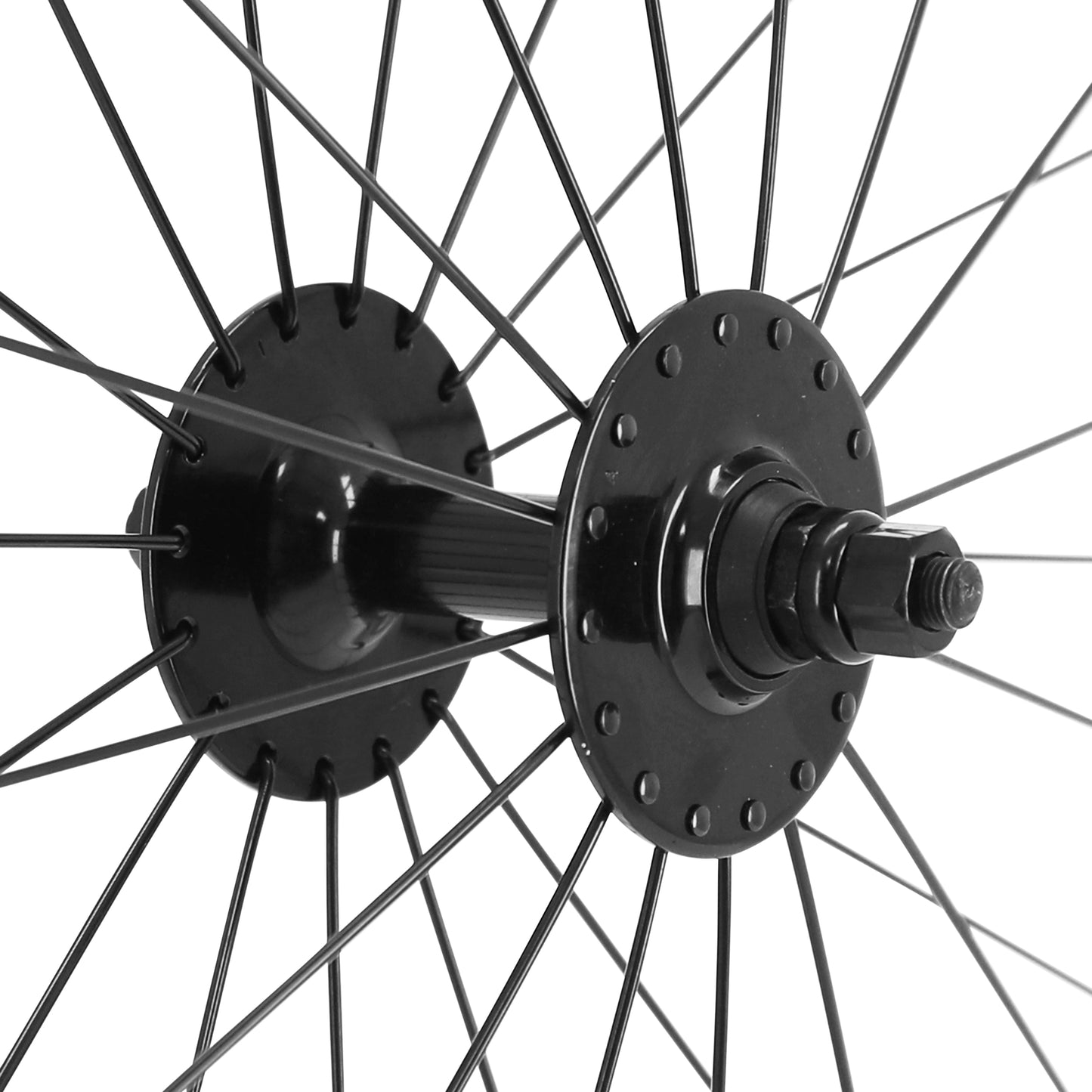 PCP road fixie wheel rim brake silver front nuts 17C rim 28mm profile