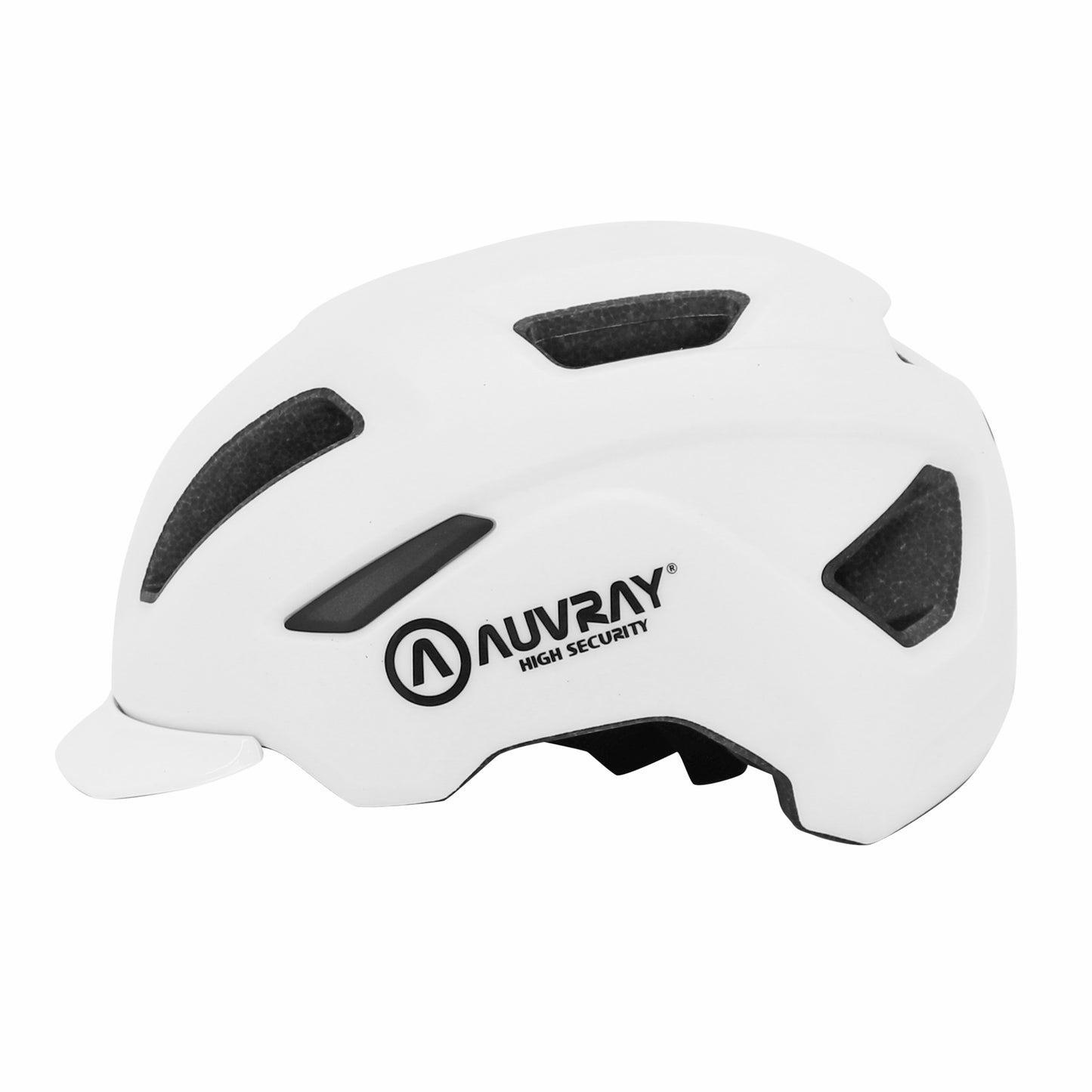 Auvray Urban Reflex White In-Mold Adult Cycling Helmet