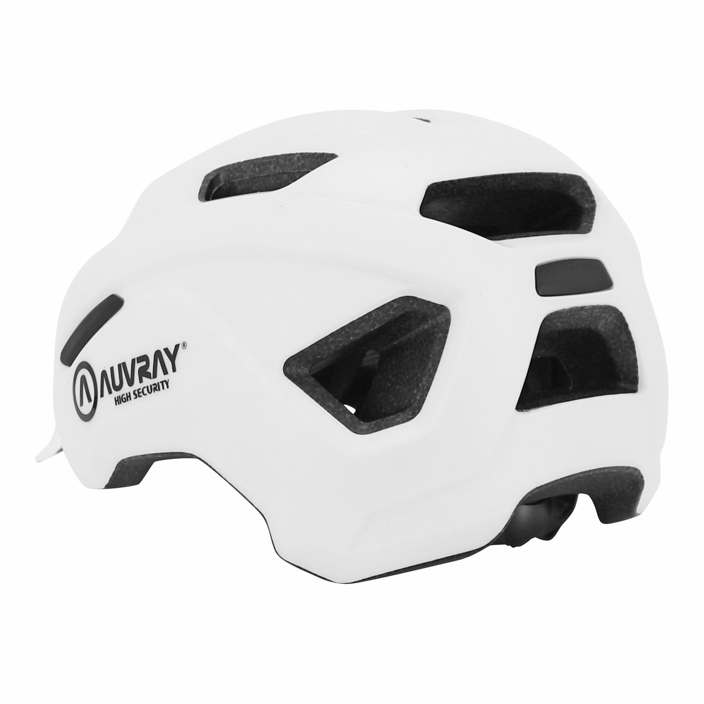Auvray Urban Reflex White In-Mold Adult Cycling Helmet