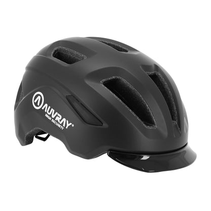 Casque vélo adulte Auvray urbain reflex noir in-mold
