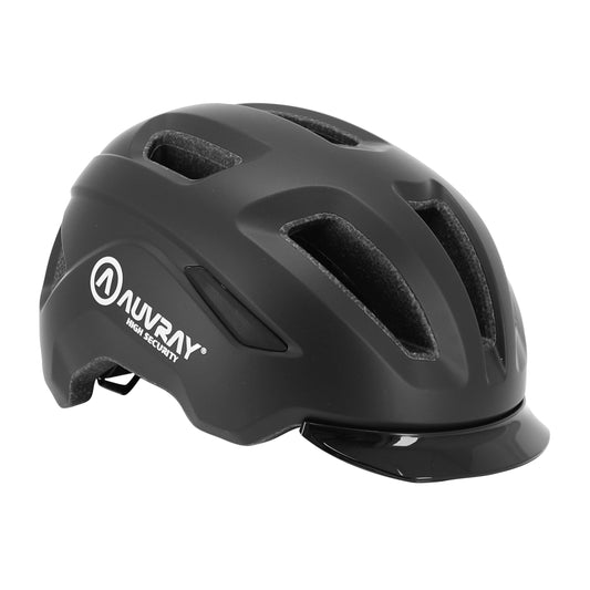 Auvray Urban Reflex Black In-Mold Adult Bike Helmet