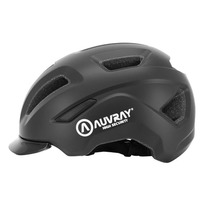 Casque vélo adulte Auvray urbain reflex noir in-mold