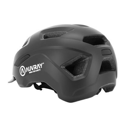 Casque vélo adulte Auvray urbain reflex noir in-mold
