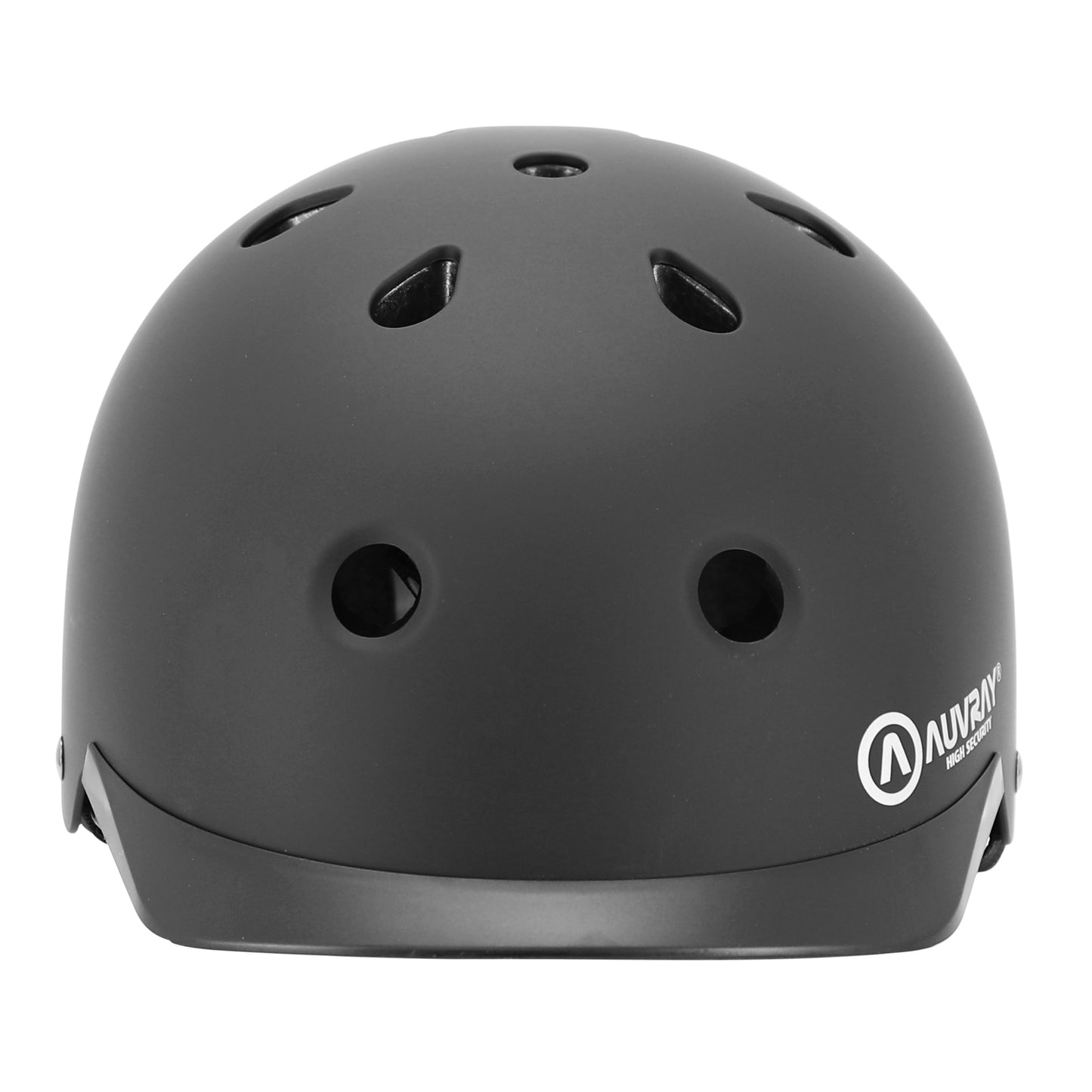 Casque vélo adulte Auvray urban noir avec éclairage intégré sur molette réglable