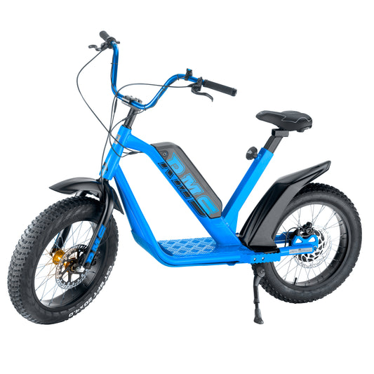 Draisienne électrique RMS E-Drais Max bleu ciel 350 W Made in France