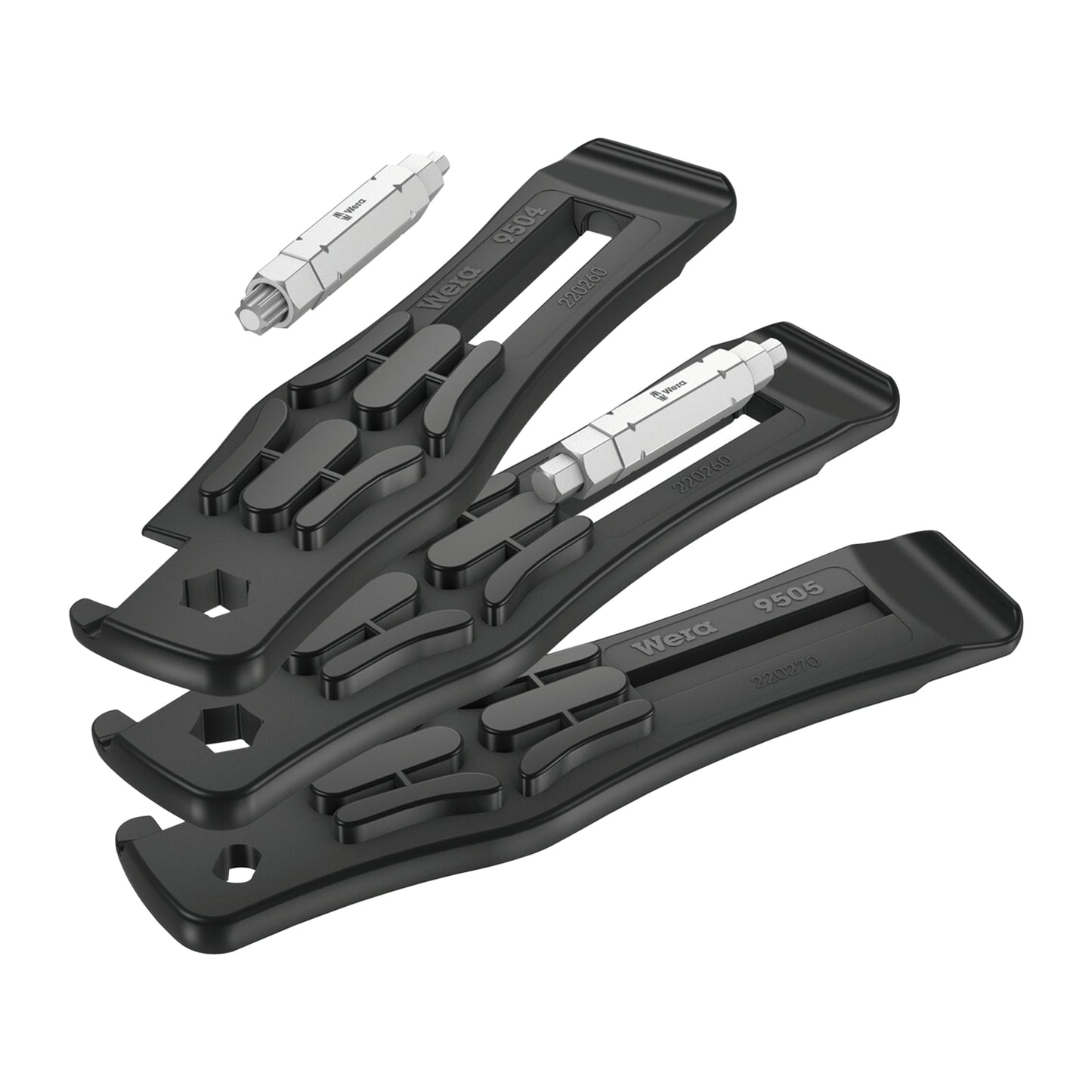 Démonte pneu vélo Wera Bicycle avec démonte obus (5 pcs)