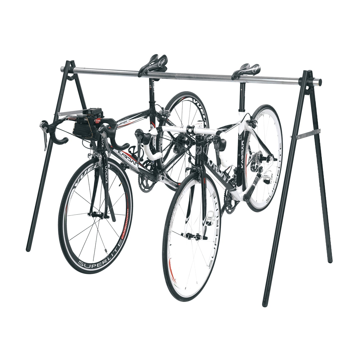 Outdoor display stand Officine Parolin 7 foldable bikes