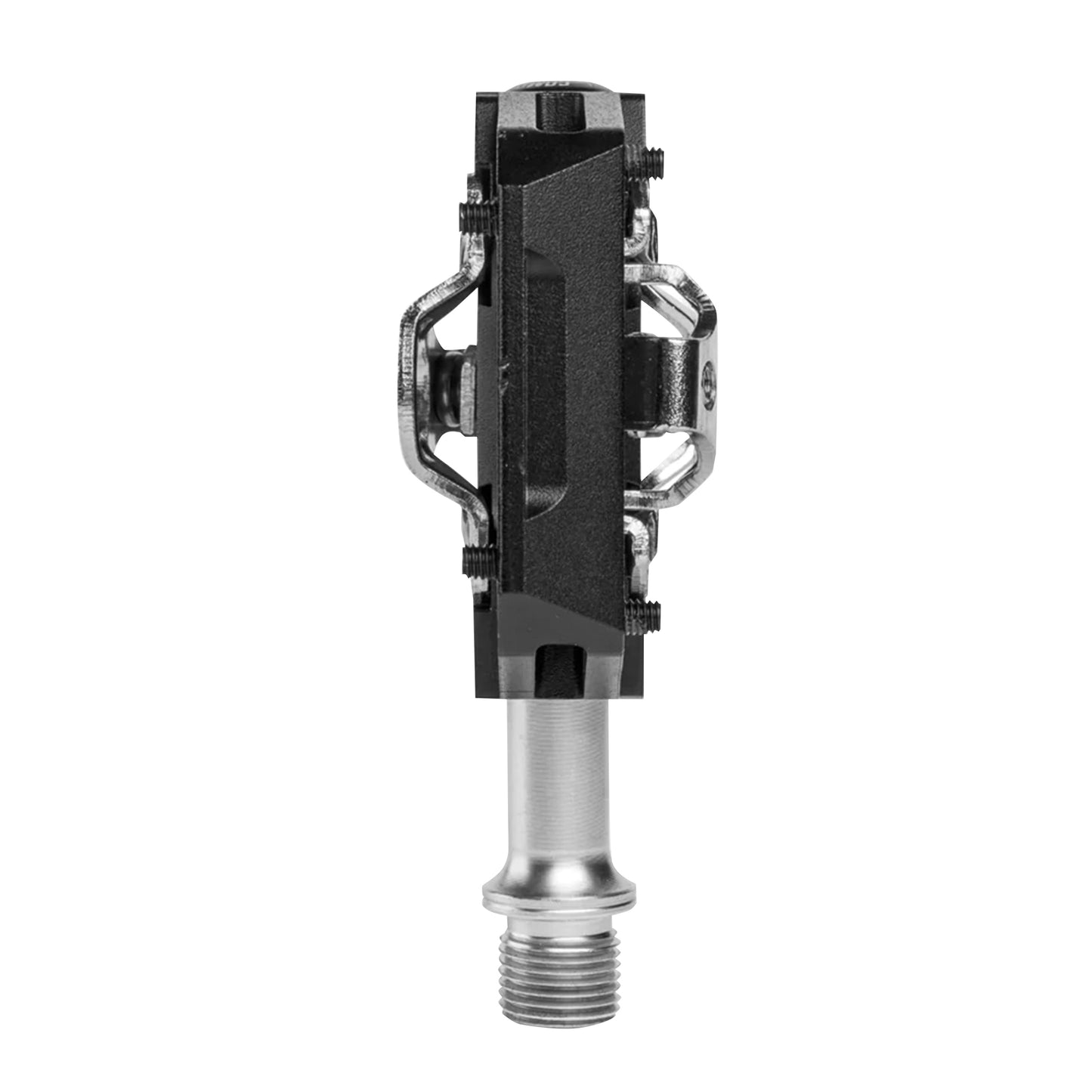 Pédale gravel VTT plate auto Switch alu CNC noir 85x70