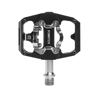 Pédale gravel VTT plate Switch auto ou standard 85x70
