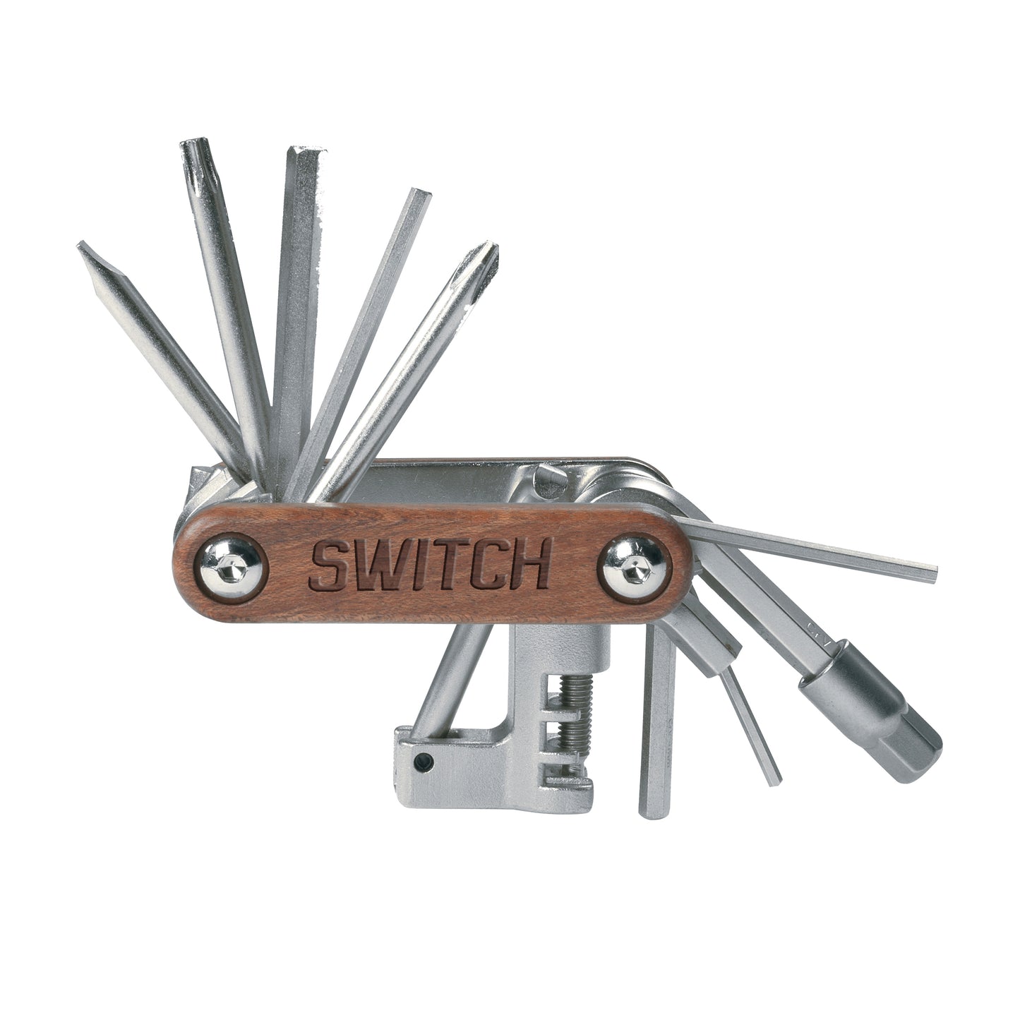 Outil multifonction Switch bois 11 fonctions avec dérive-chaîne