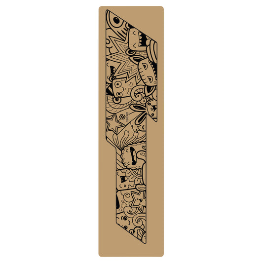 Gist Black Comics Swingarm Protection Sticker