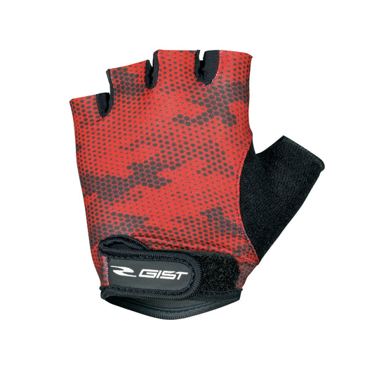 Gist Kid Children's Short Cycling Gloves Red / Black Velcro